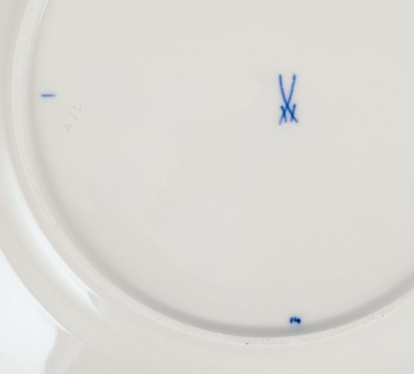 Meissen, Germany. Set of seven Blue Onion pattern dinner plates.  3