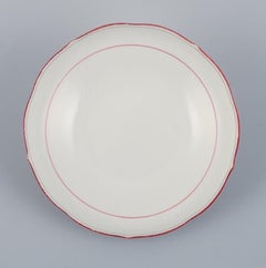 Meissen, Germany, Two Small Bowls with Orange-Red Decoration, Early 20th C