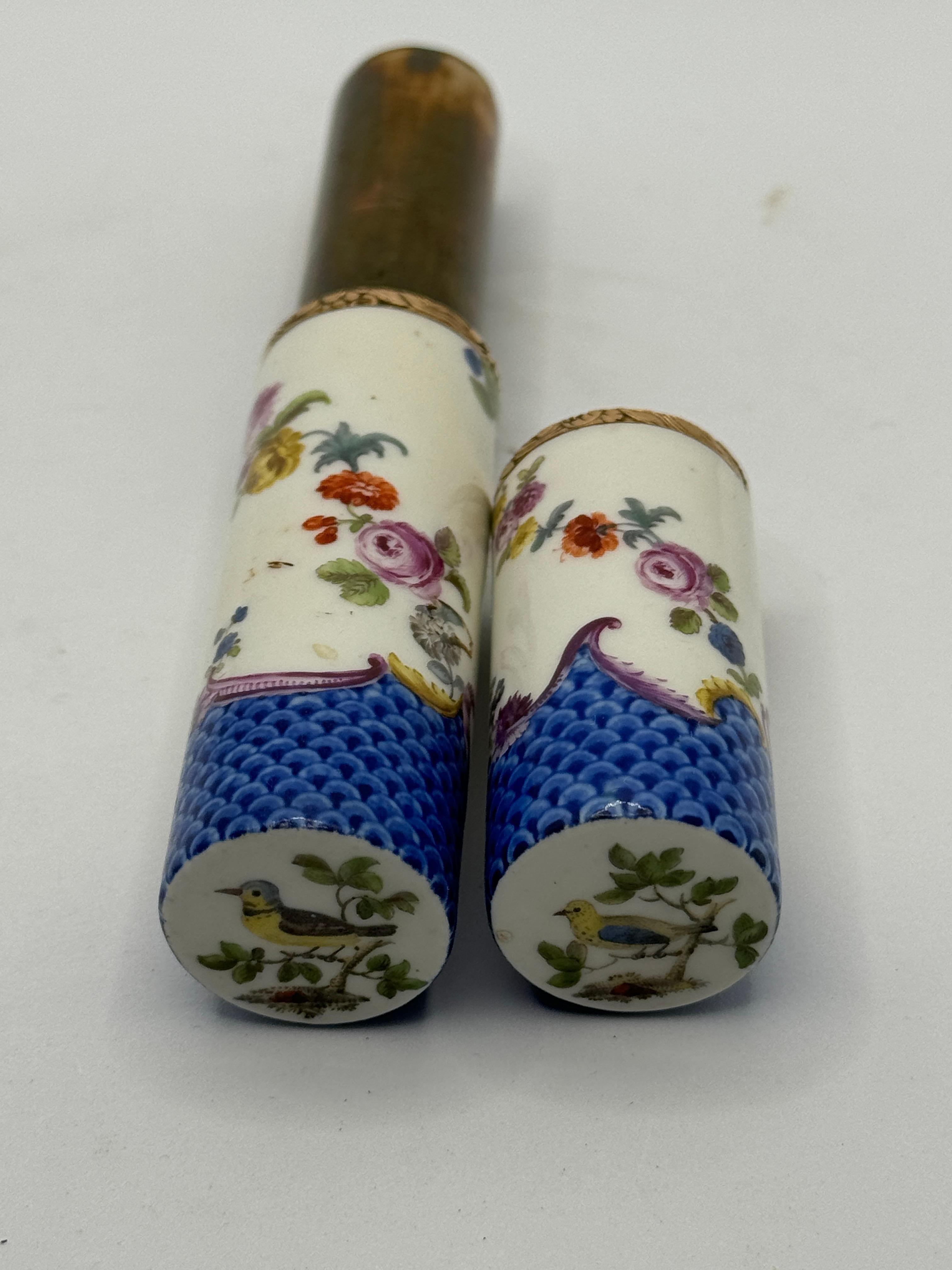 Etui montado en metal dorado de Meissen / Estuche para pasamontañas, hacia 1755 en venta 3