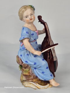Meissen Girl Playing Chello (Girl Orchestra Series)
