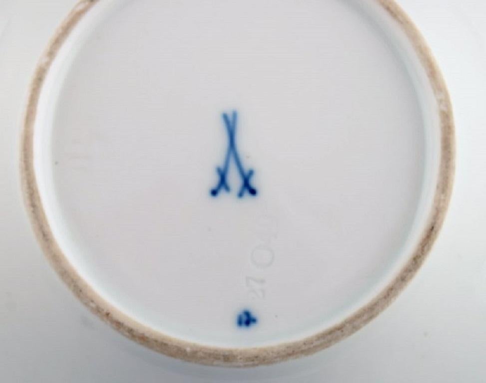Servicio de Café Egoísta de Hiedra Verde de Meissen en Porcelana Pintada a Mano en venta 1