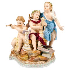 Meissen Group 'Allegory of Music' for Catherine II of Russia, c. 1860