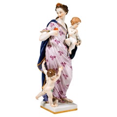 Antique Meissen Group Allegory 'the Love', by J.J. Kaendler, Germany, circa 1900