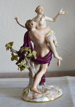 Meissen group figure porcelain figure 'Rape of the Sabine Woman' from the Knauf