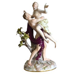 Meissen group figure porcelain figure 'Rape of the Sabine Woman' from the Knauf