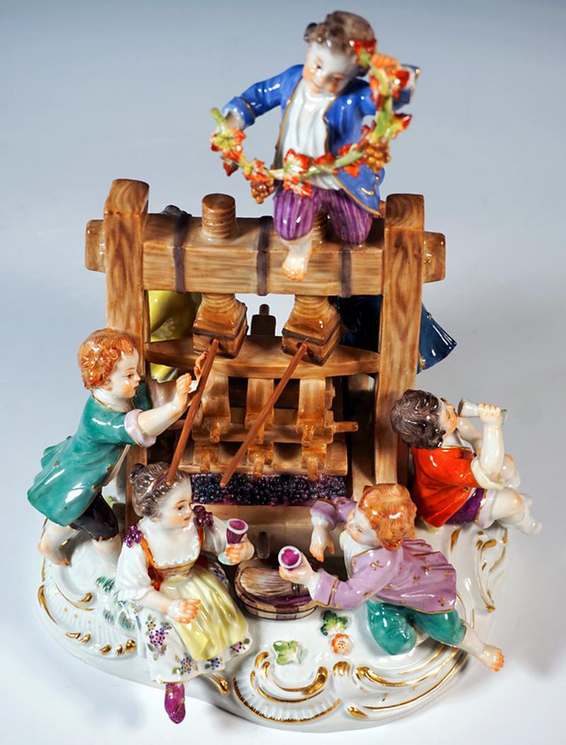 Fait main Le groupe Meissen 