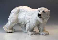 Meissen Ice Bear Animal Figurine Model T 181 Jarl Otto Made, circa 1935