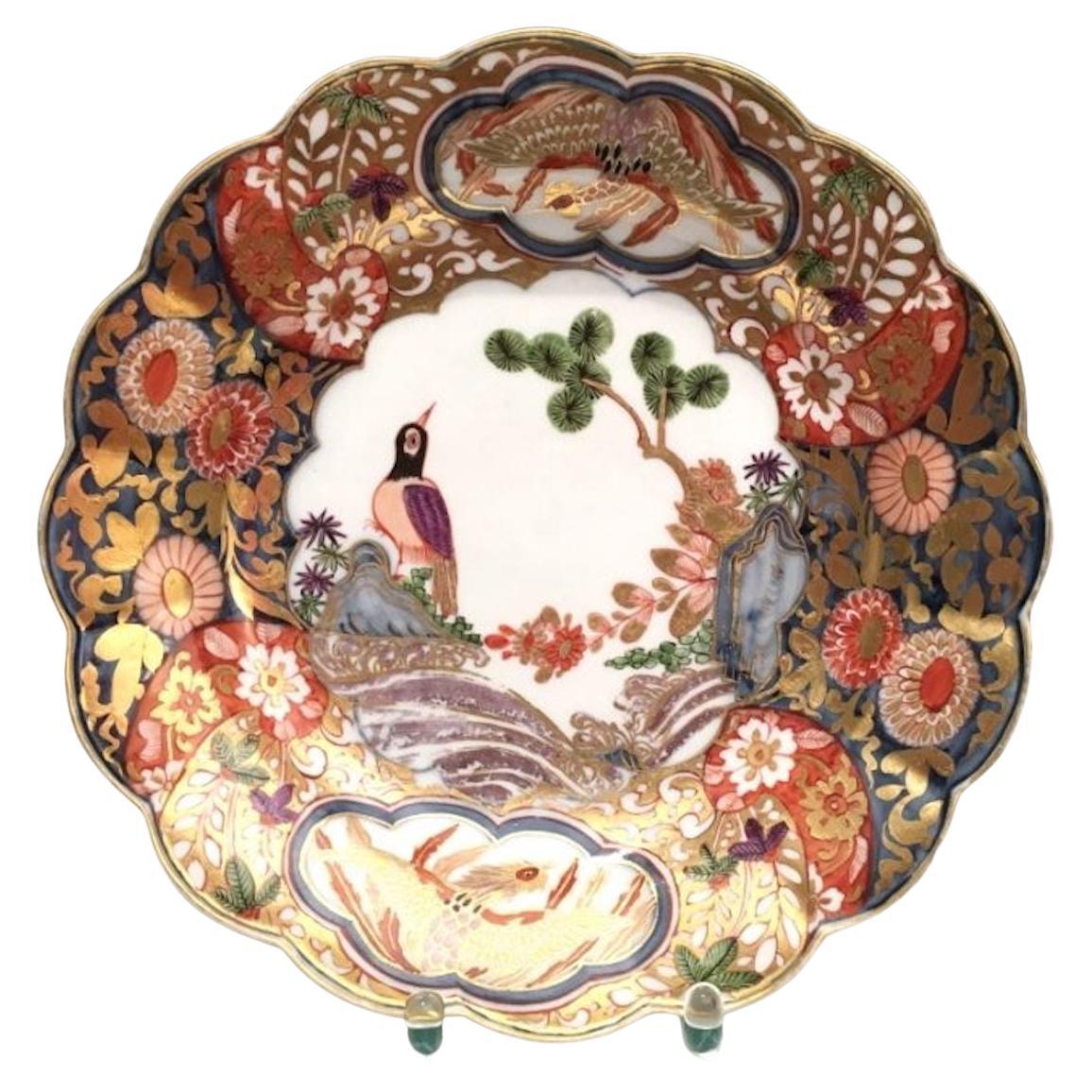 Meissen Imari Plate, 1740 For Sale