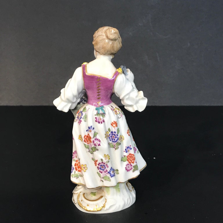 Meissen Kaendler Figure of a Female Gardner, 20th Century For Sale at ...