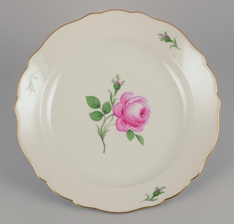 Tedesco Meissen, grande piatto da portata rotondo 
