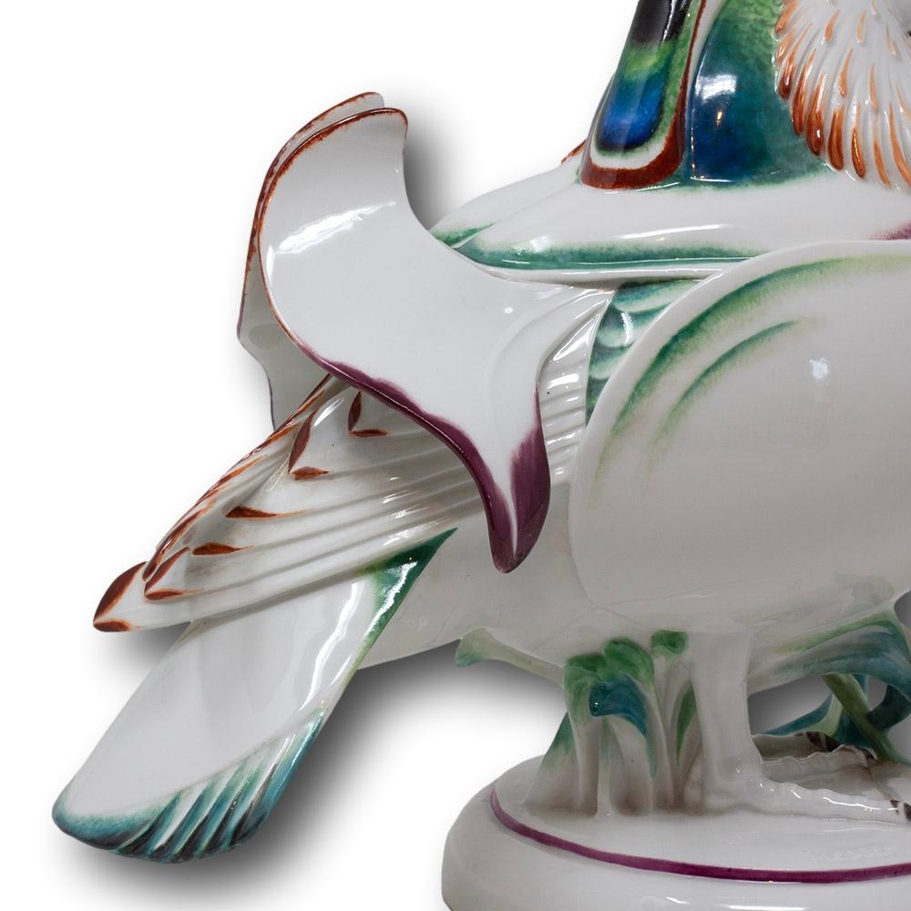 Meissen Mandarin Duck Max Esser Art Deco For Sale 9