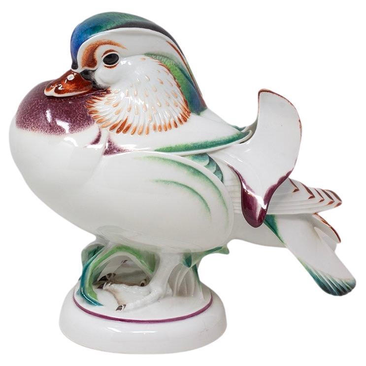 Meissen Mandarin Duck Max Esser Art Deco For Sale