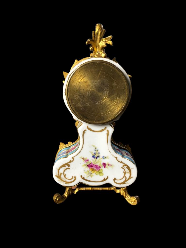Meissen Mantle Table Clock, 19th Century For Sale 1