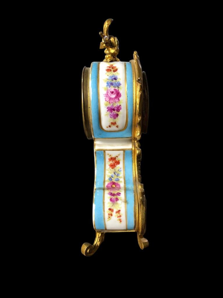 Meissen Mantle Table Clock, 19th Century For Sale 3