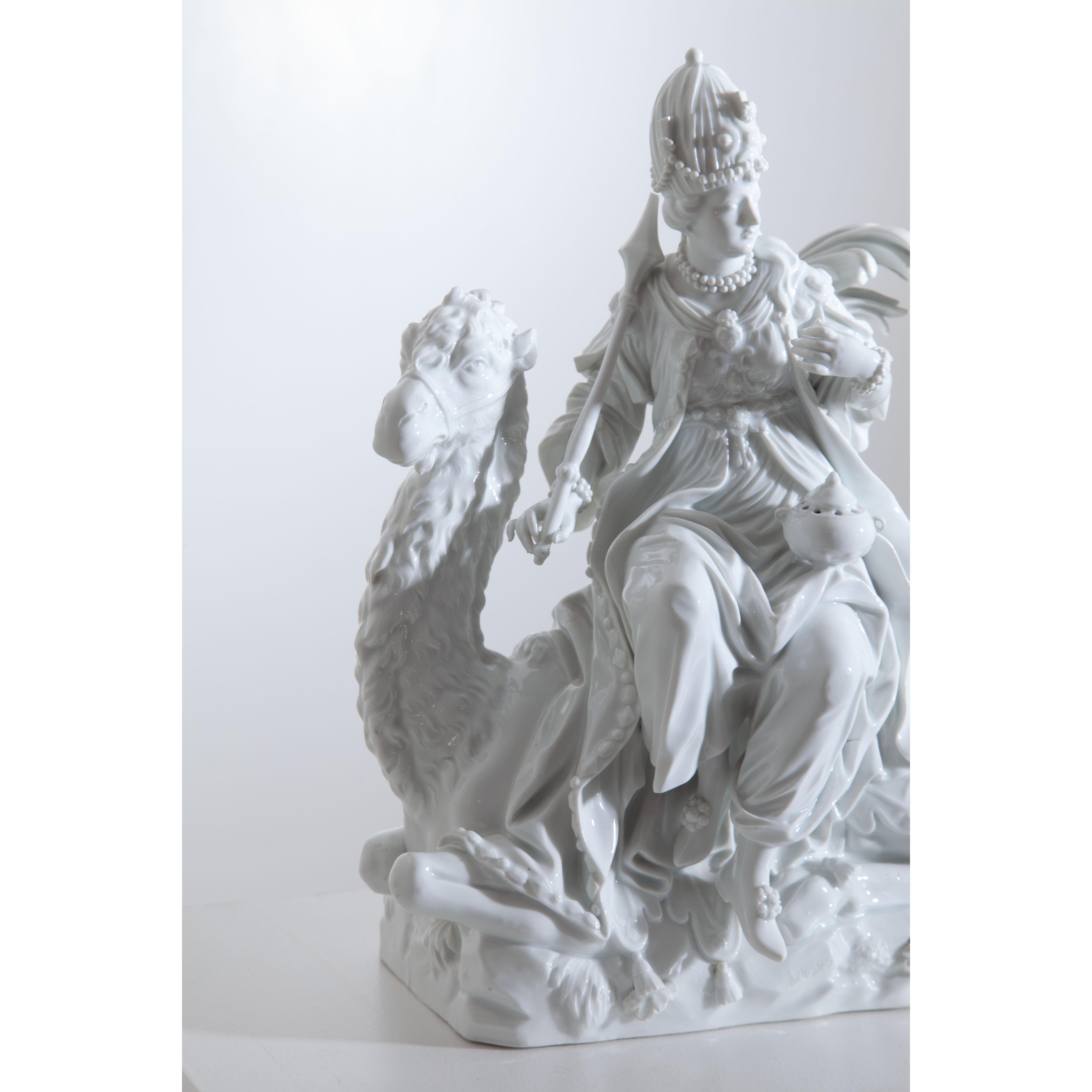 Meissen Marcolini Porcelain Group, Continent Asia, circa 1775 In Good Condition In Greding, DE