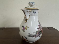 Meissen milk jug and cover, circa 1760