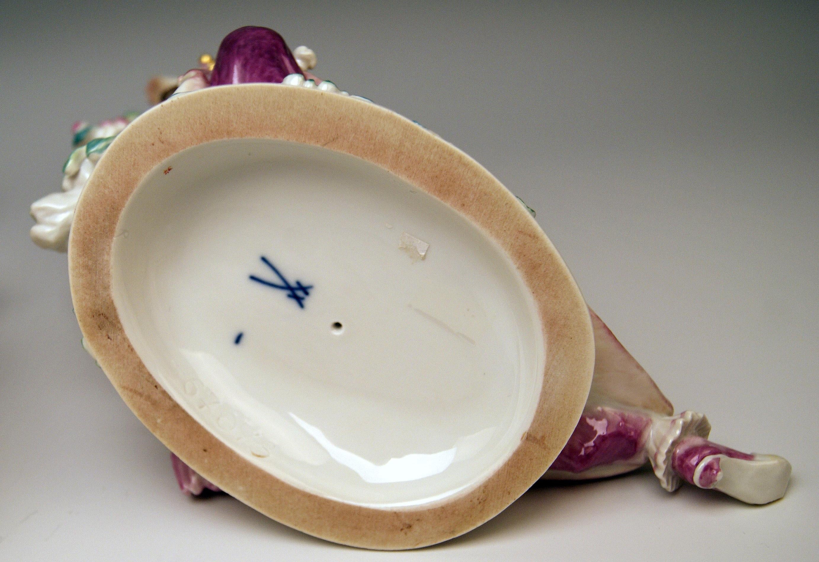 Meissen Pareja de Figurillas Orientales A 1146 67073 Scheurich Made Siglo XX en venta 2