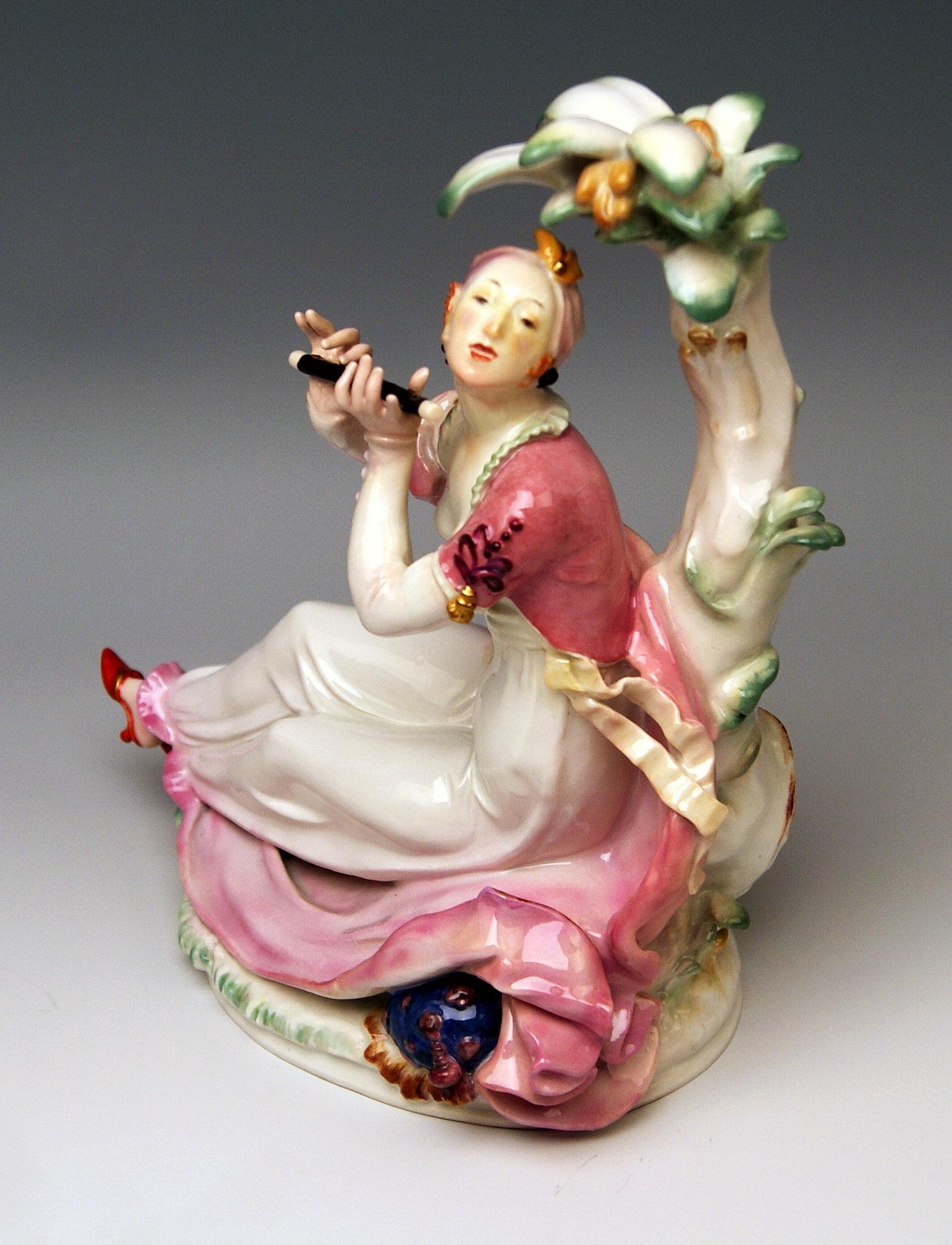 Meissen Pareja de Figurillas Orientales A 1146 67073 Scheurich Made Siglo XX Pintado en venta