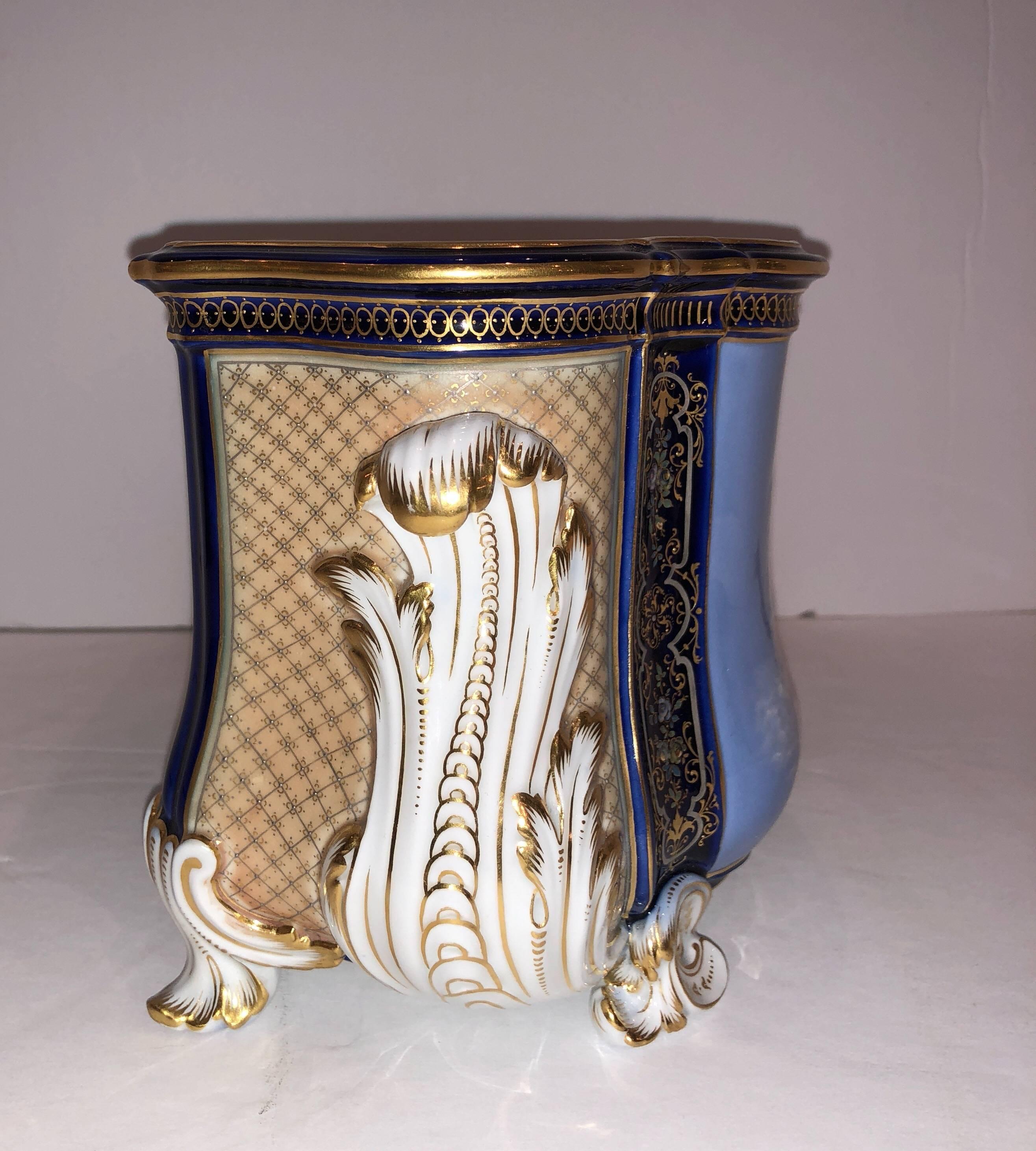 Meissen Pate Sur Pate Porcelain Centerpiece Depicting Cupid and Psyche In Excellent Condition In New York, NY