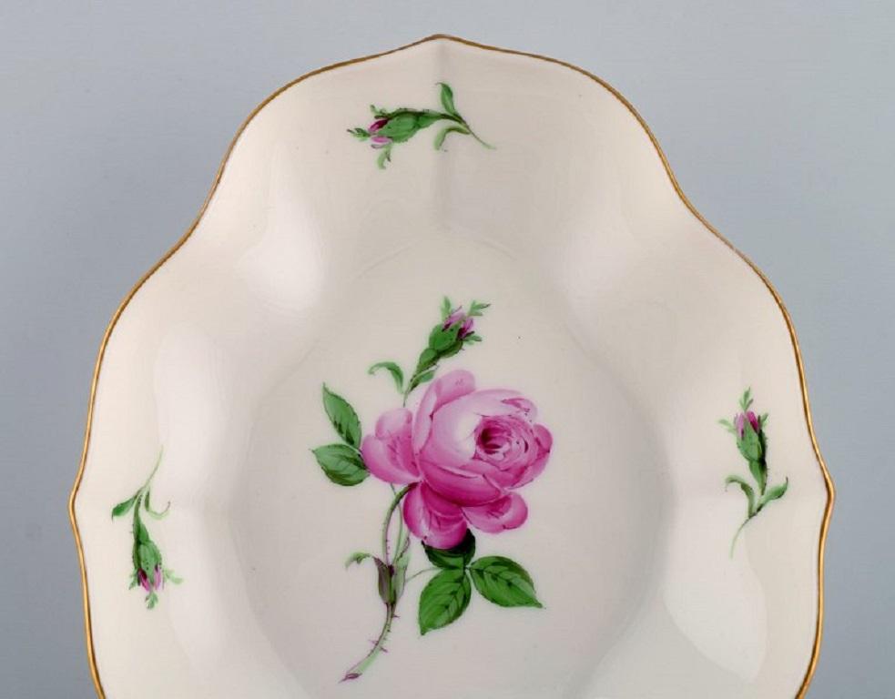 meissen rose porcelain