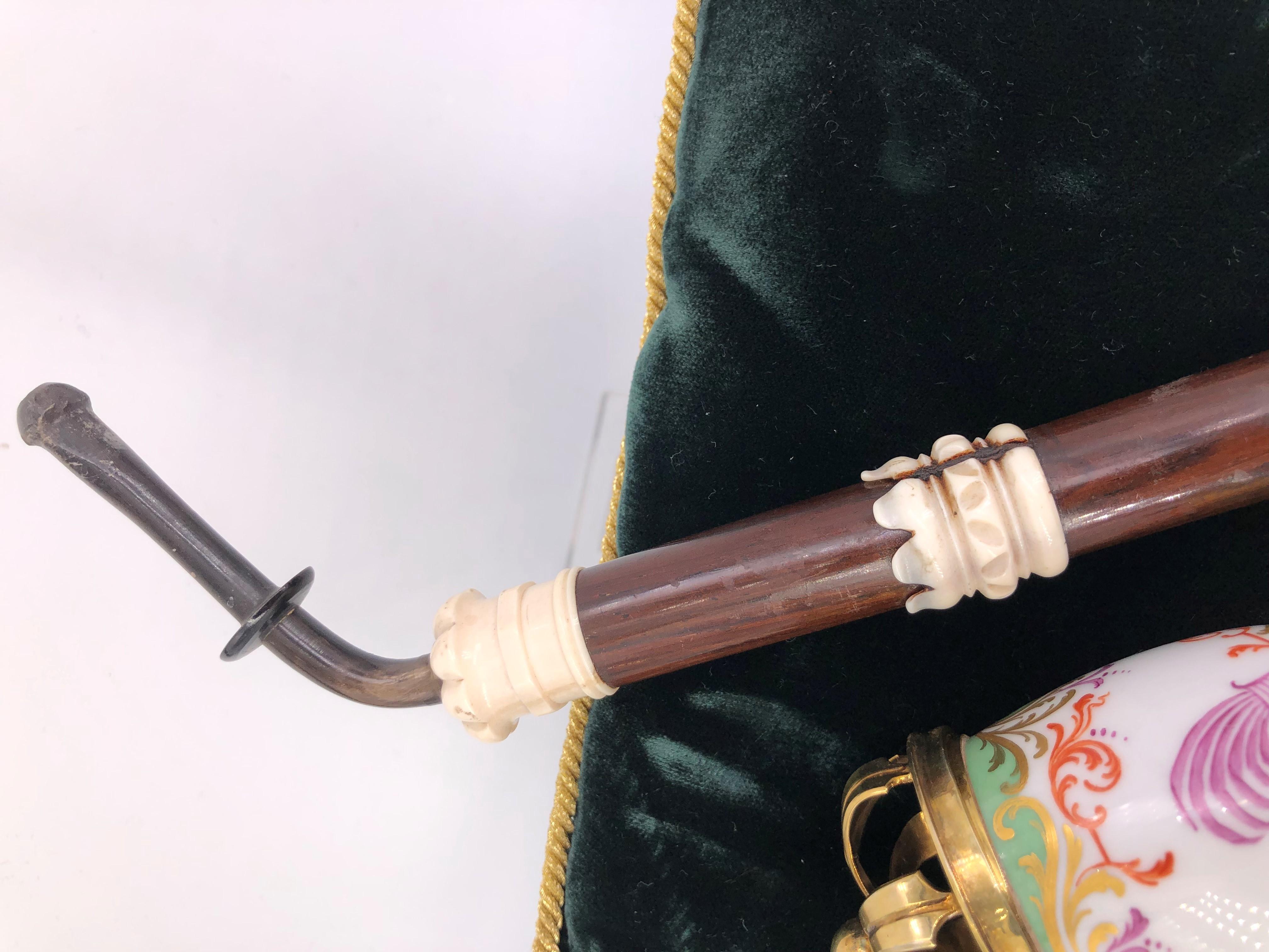 Meissener Pfeifenschmuck von König Friedrich Augustus III. von Sachsen im Angebot 1