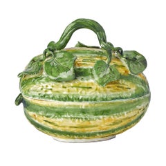 Meissen Porcelain 18th Century Tromp L'oeil Tureen in the form of a Melon