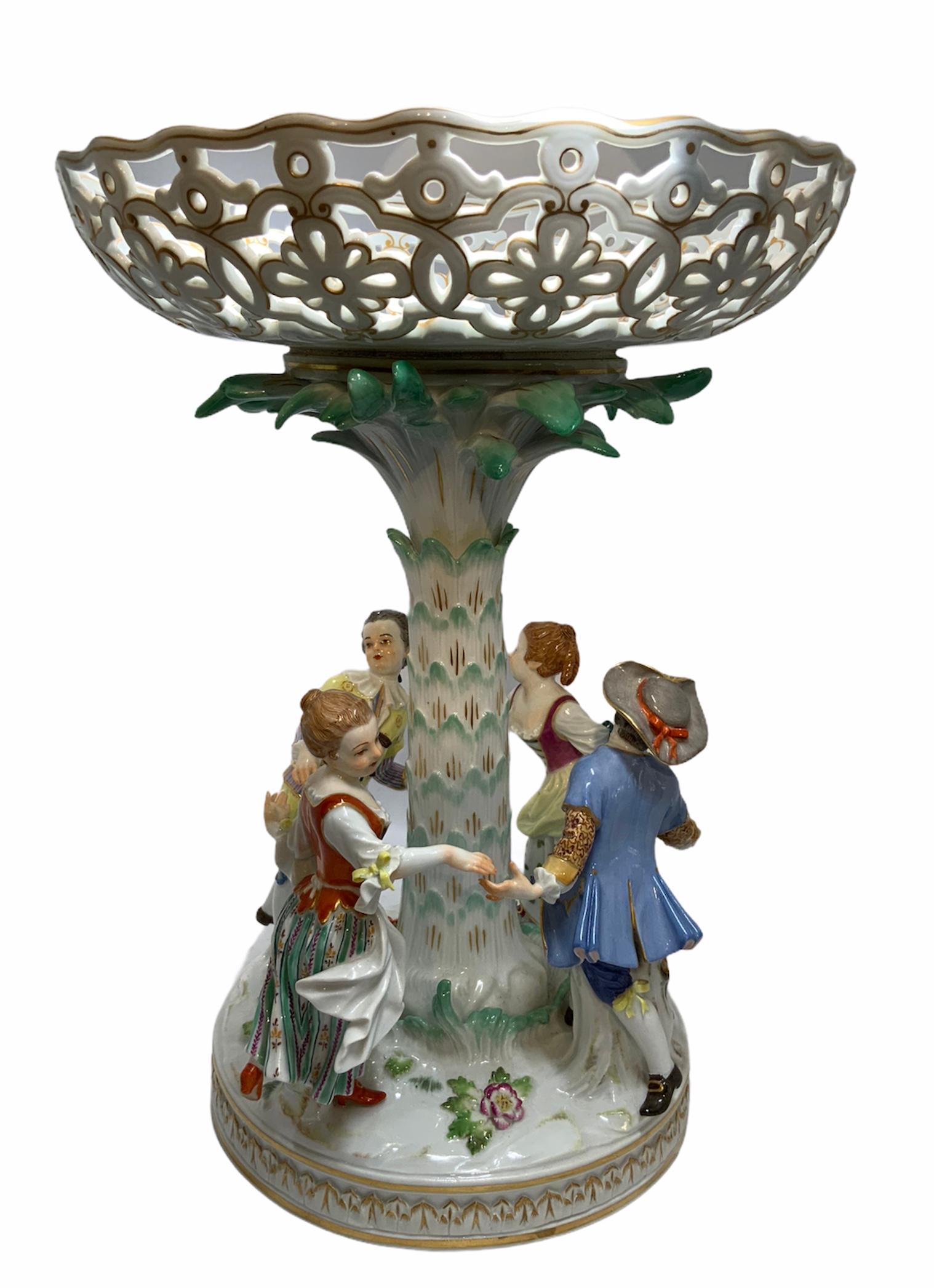 Meissen Porcelain Compote Centerpiece 6