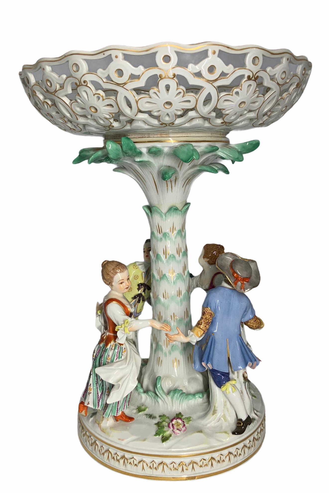 Meissen Porcelain Compote Centerpiece 1