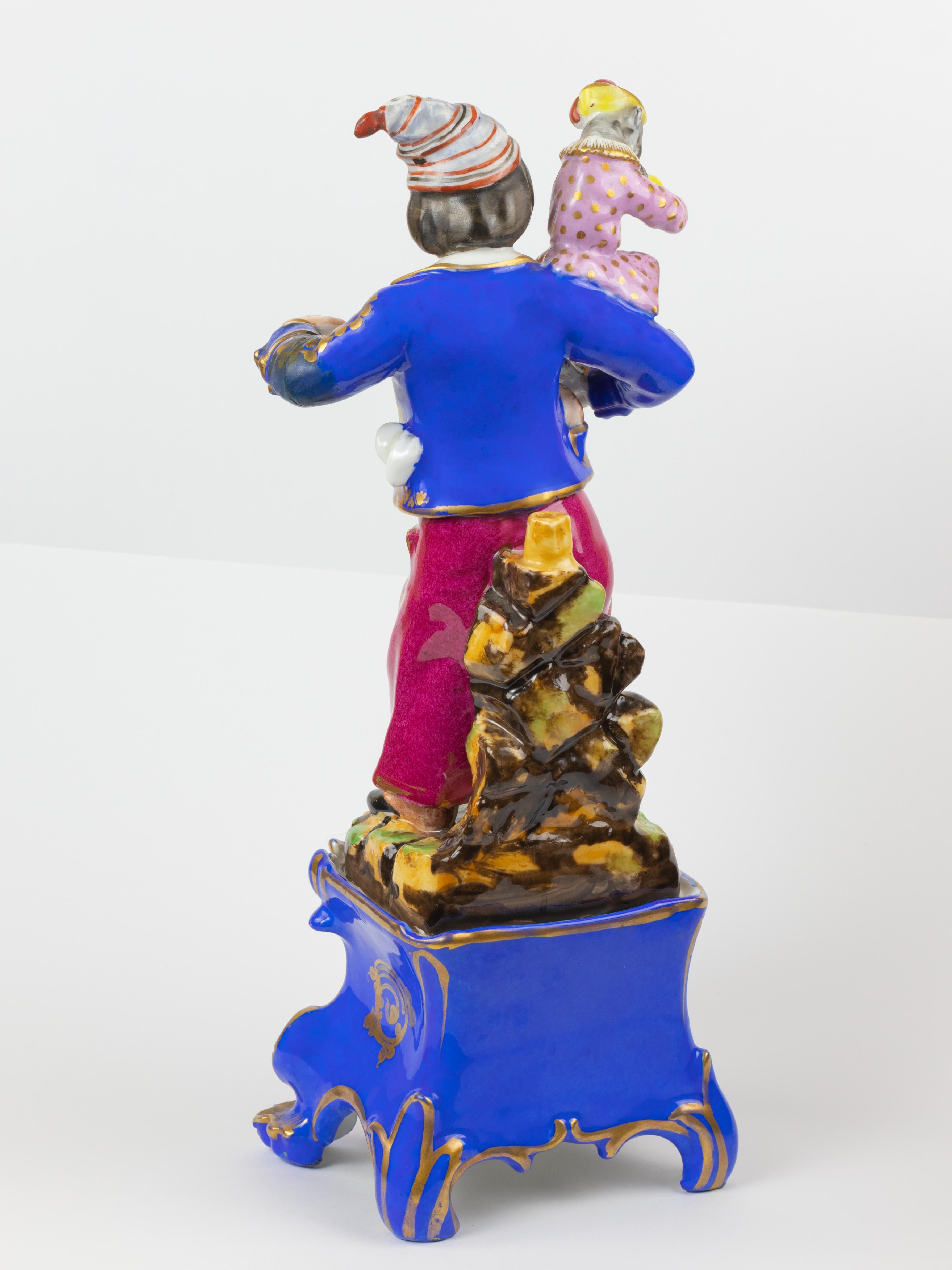 Figure di coppia in porcellana di Meissen Porcelain, XX secolo In condizioni discrete in vendita a Lisbon, PT