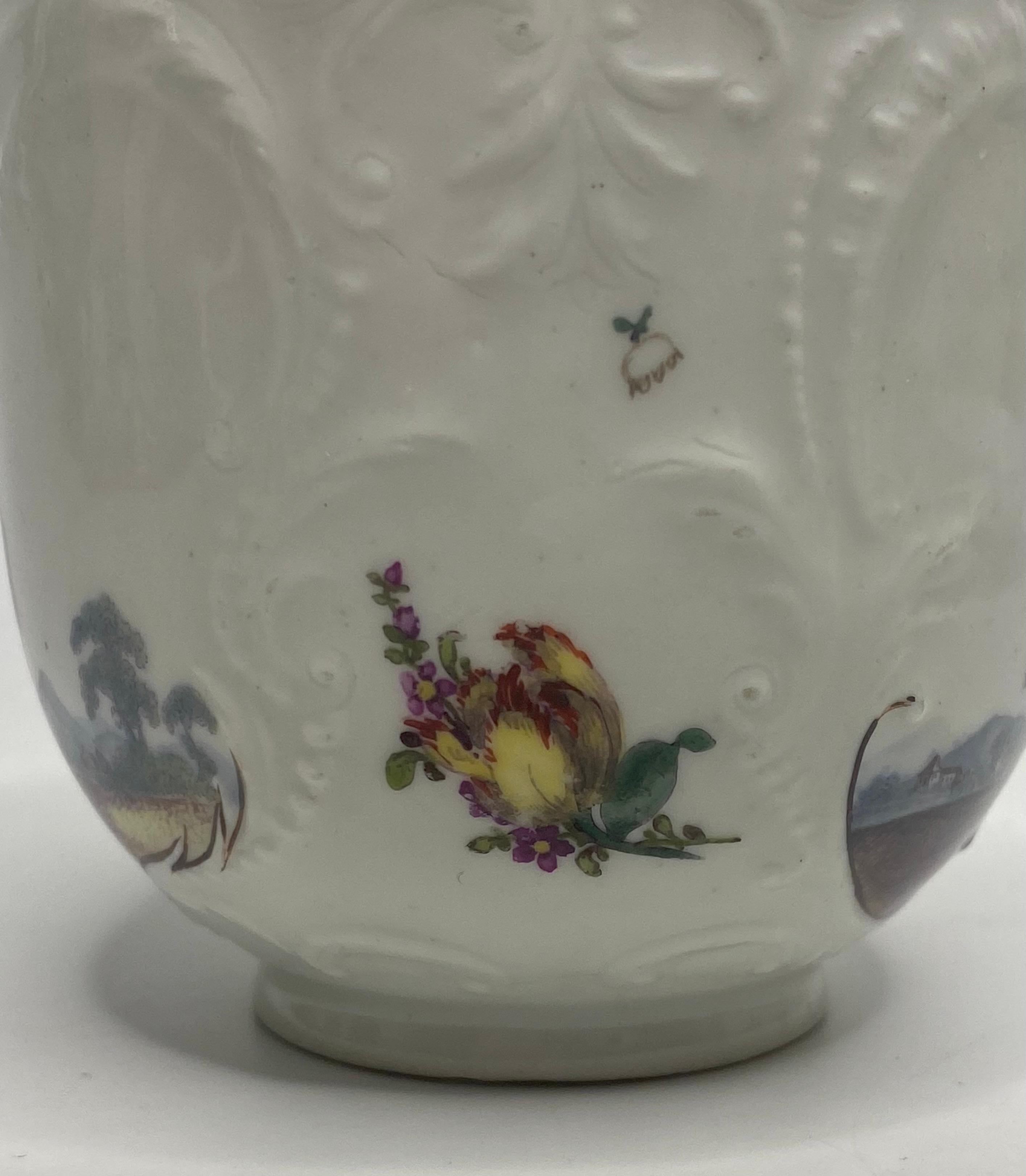 Meissen porcelain cup and saucer, c. 1740. 4