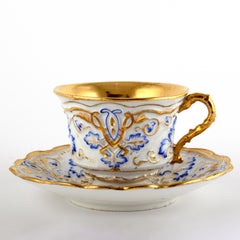 Meissen Porcelain Cup and Saucer