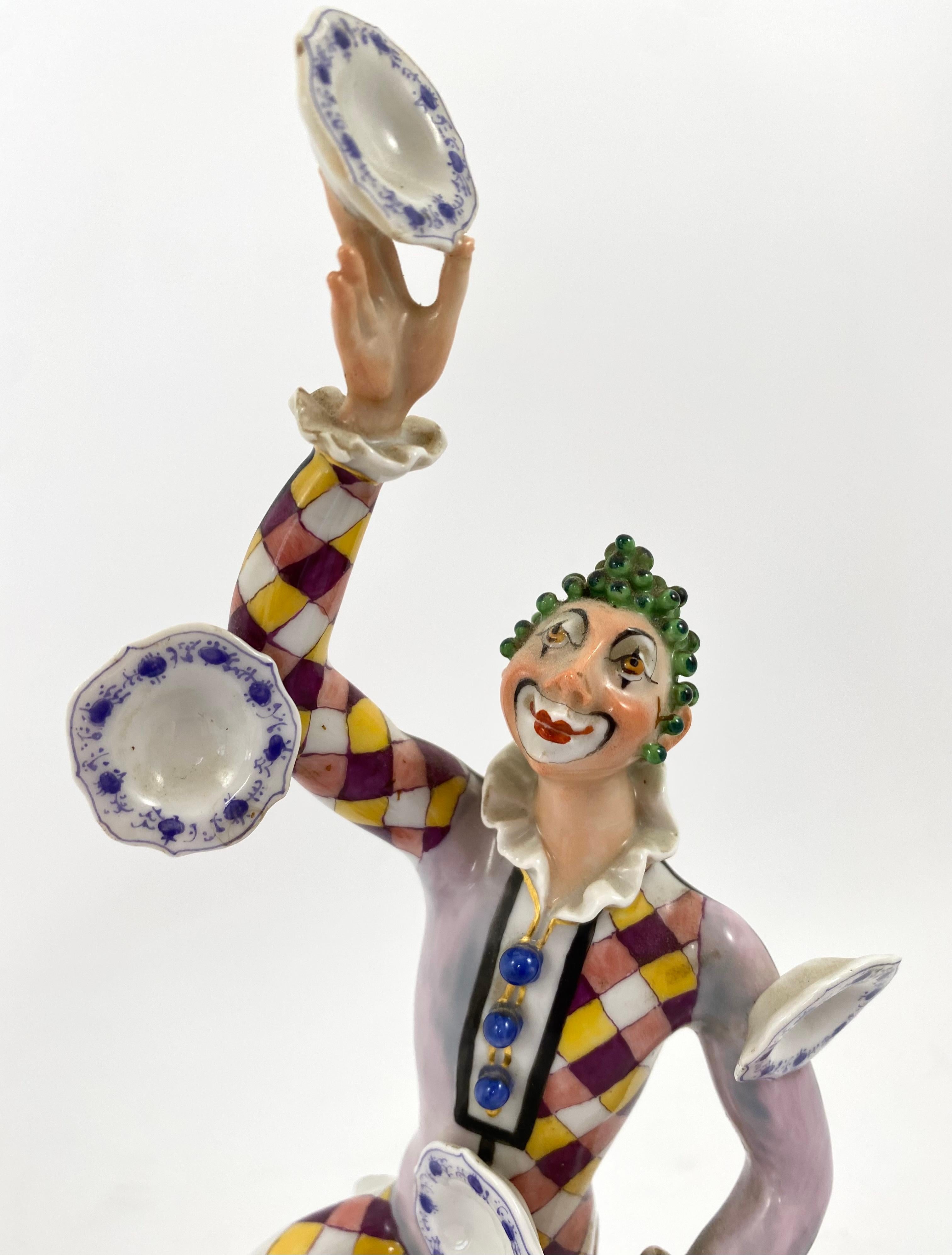 Fired Meissen Porcelain ‘Der Jongleur’, Peter Strang