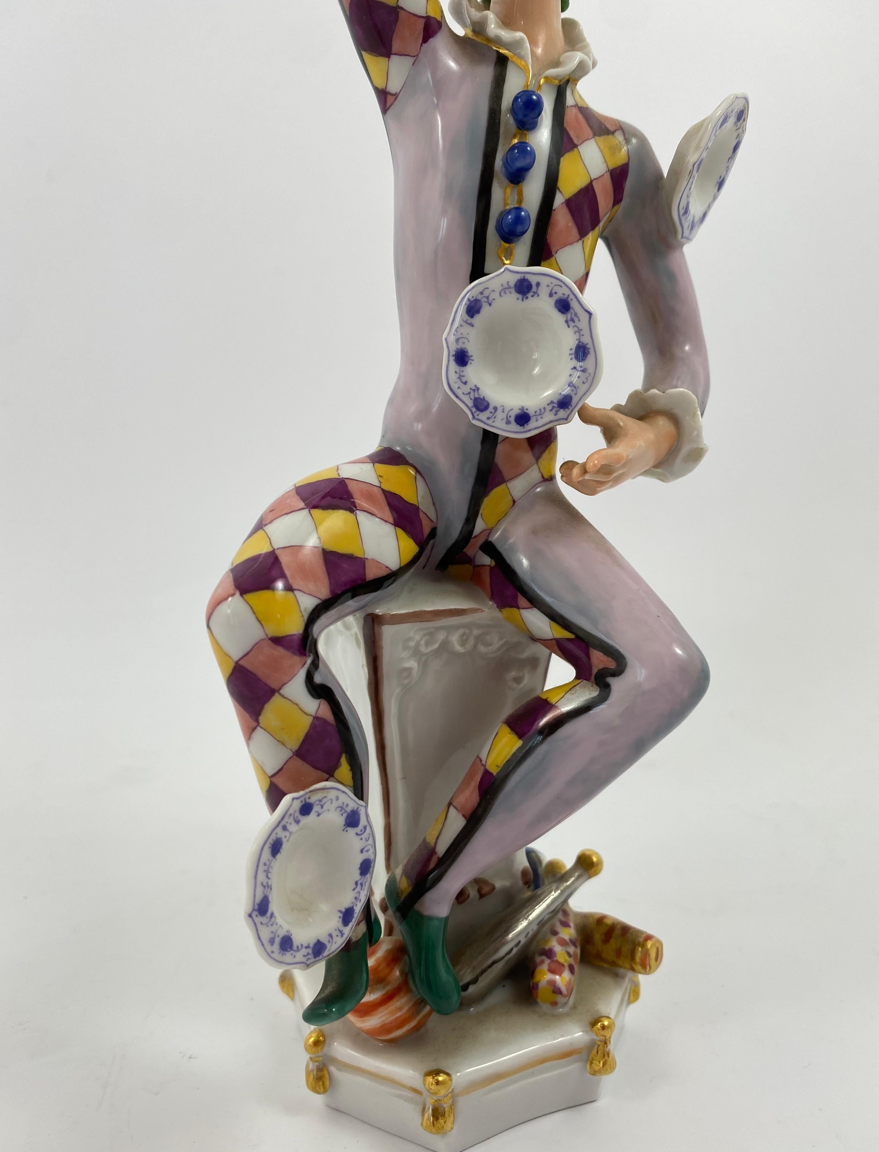 Late 20th Century Meissen Porcelain ‘Der Jongleur’, Peter Strang