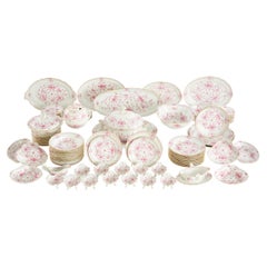 Used Meissen Porcelain Dinnerware Service for 12 People