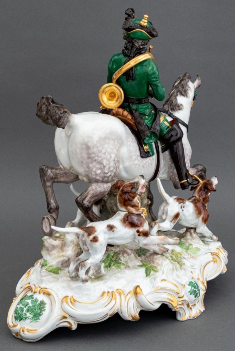 Piqueur équestre en porcelaine de Meissen en vente 1