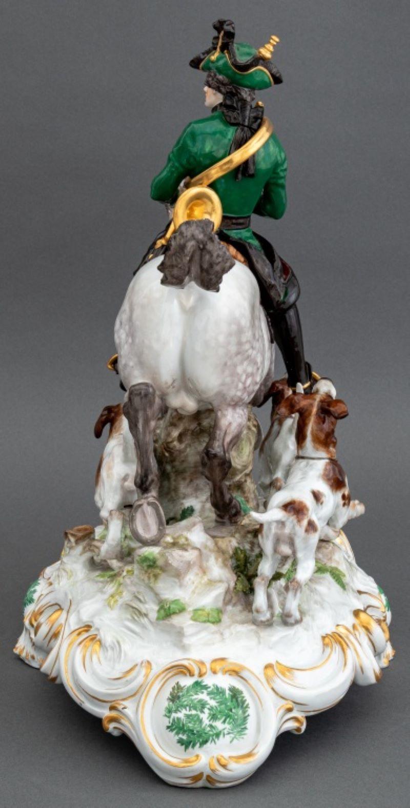 Piqueur équestre en porcelaine de Meissen en vente 2