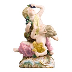 Meissen Porcelain Fall Figural Group
