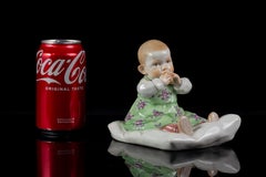 Meissen Porcelain Figure “Child on the Pillow”, Modeled by Konrad Hentschel