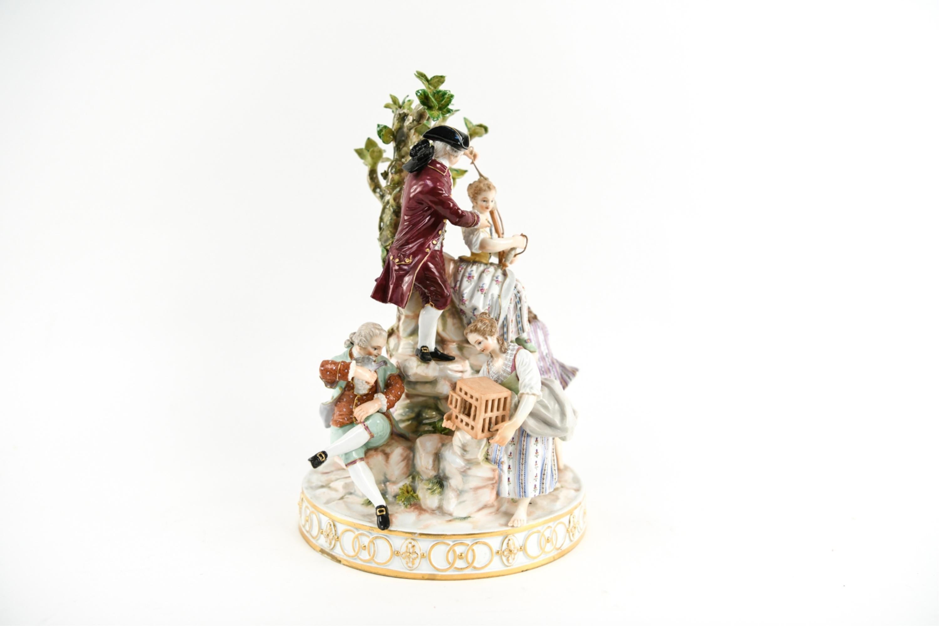 Meissen Porcelain Figure Grouping 2