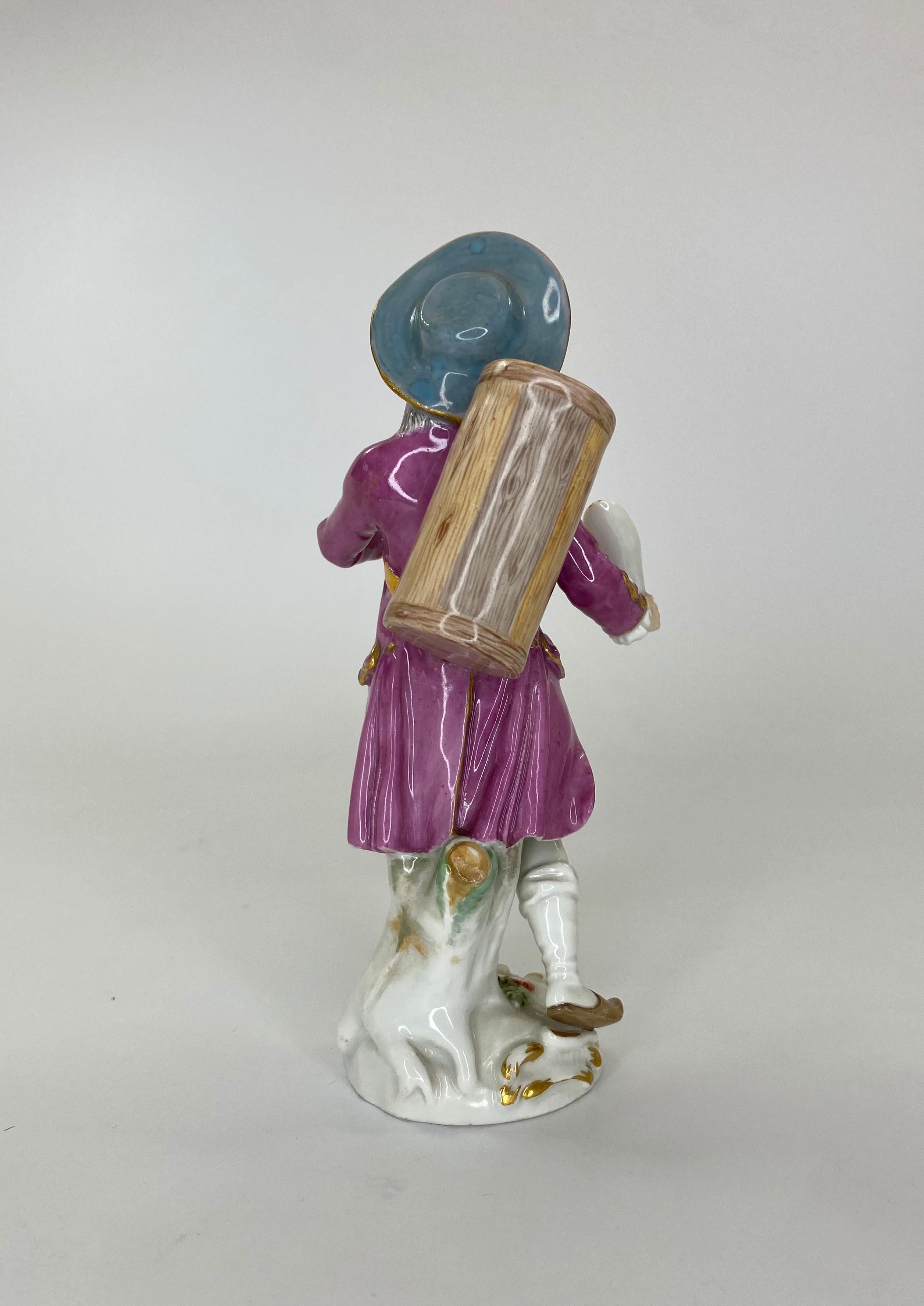 Georgian Meissen Porcelain Figure, ‘The Lottery Seller’, c. 1920
