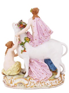 Meissen Porcelain Figurine Depicting Rape of Europa