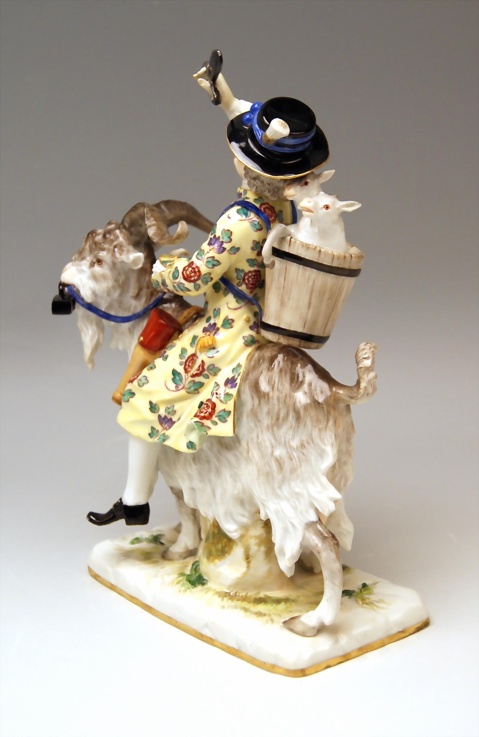 tailor riding a goat