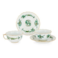 Meissen Porcelain ‘Green Dragon’ Coffee Service