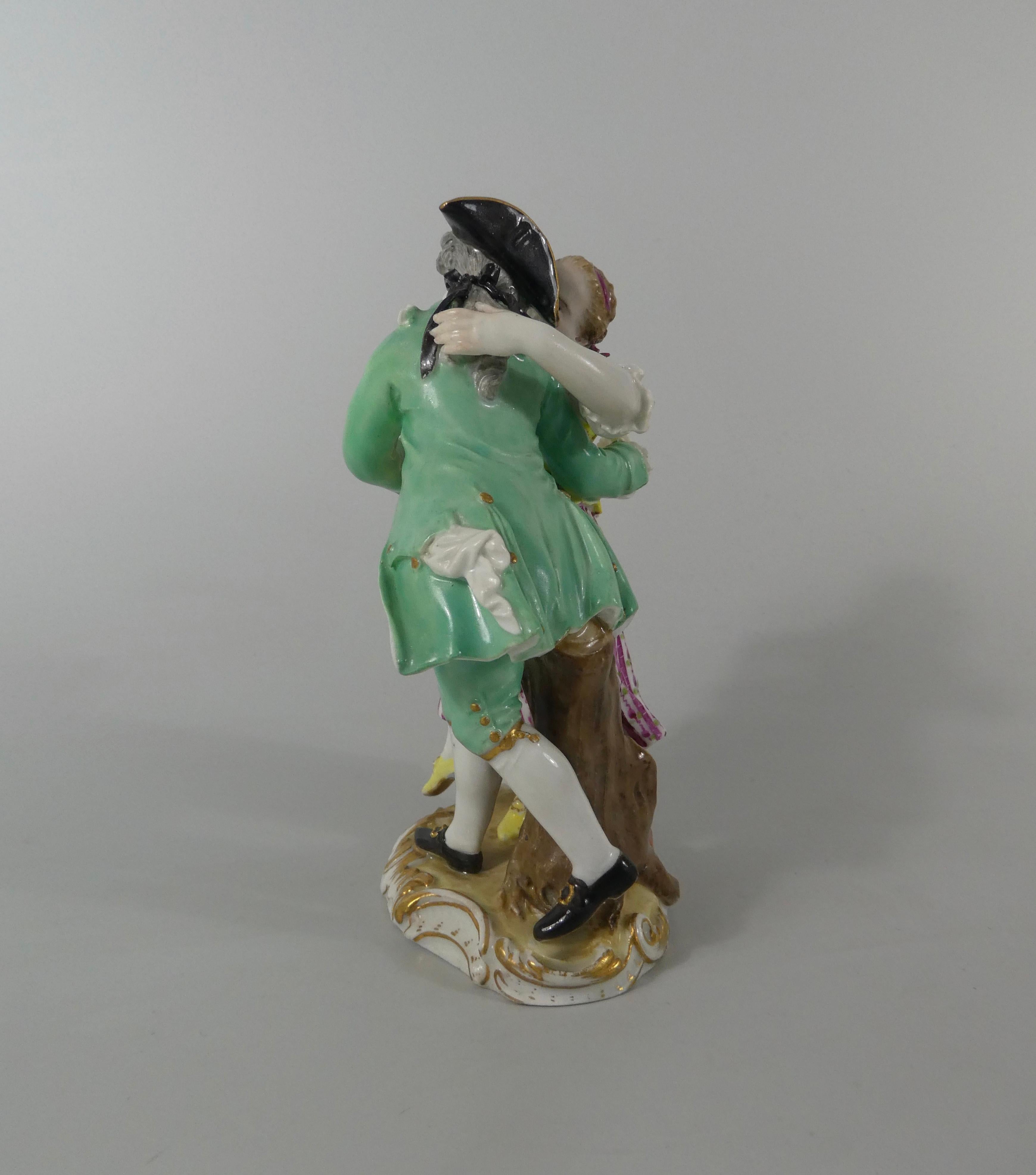 Meissen Porcelain Group of Dancers, circa 1770 In Good Condition In Gargrave, North Yorkshire