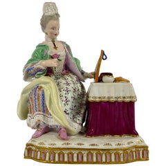 Groupe de porcelaine de Meissen:: 'Sight':: vers 1870