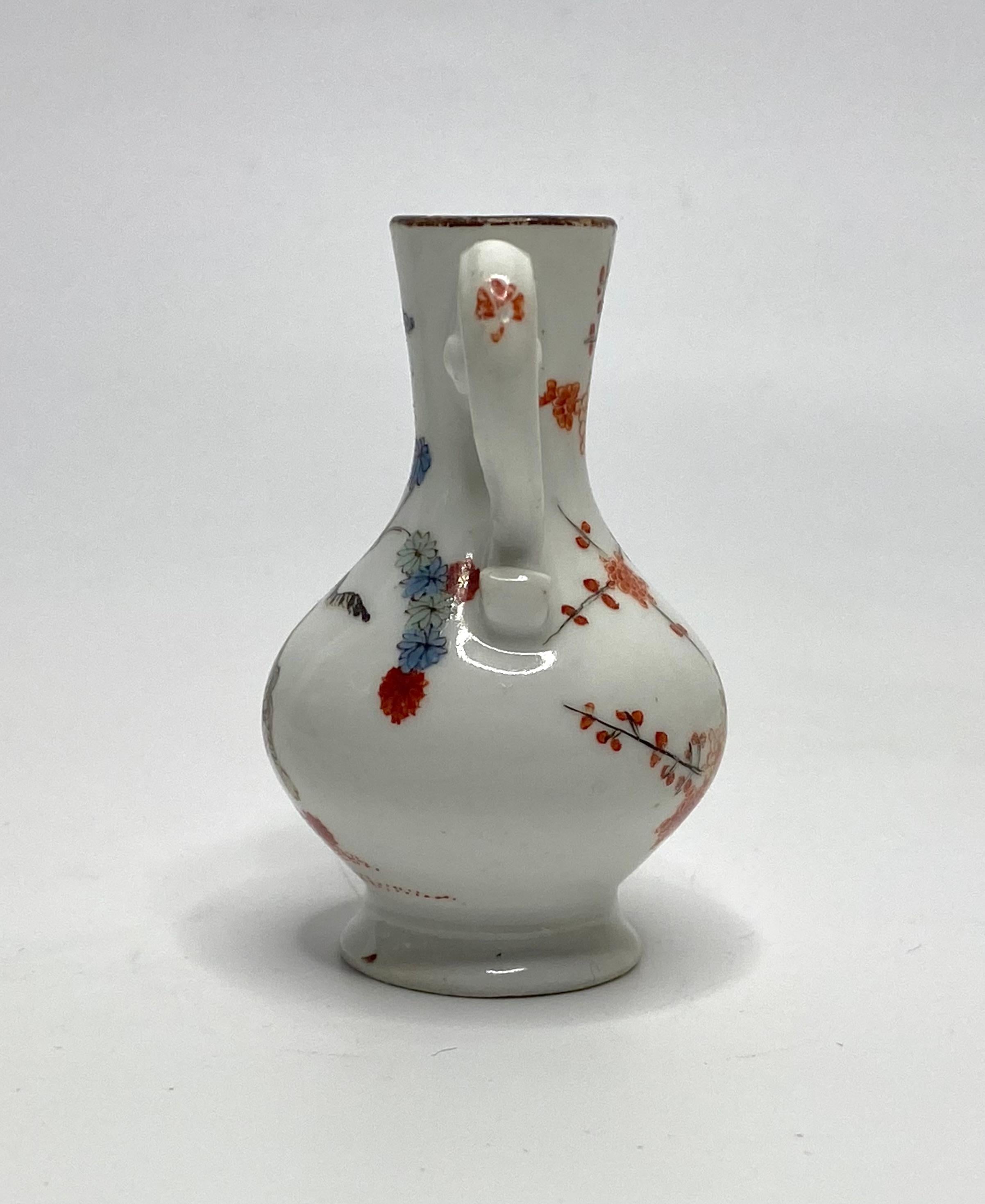 German Meissen porcelain miniature vase, Kakiemon, c. 1735.