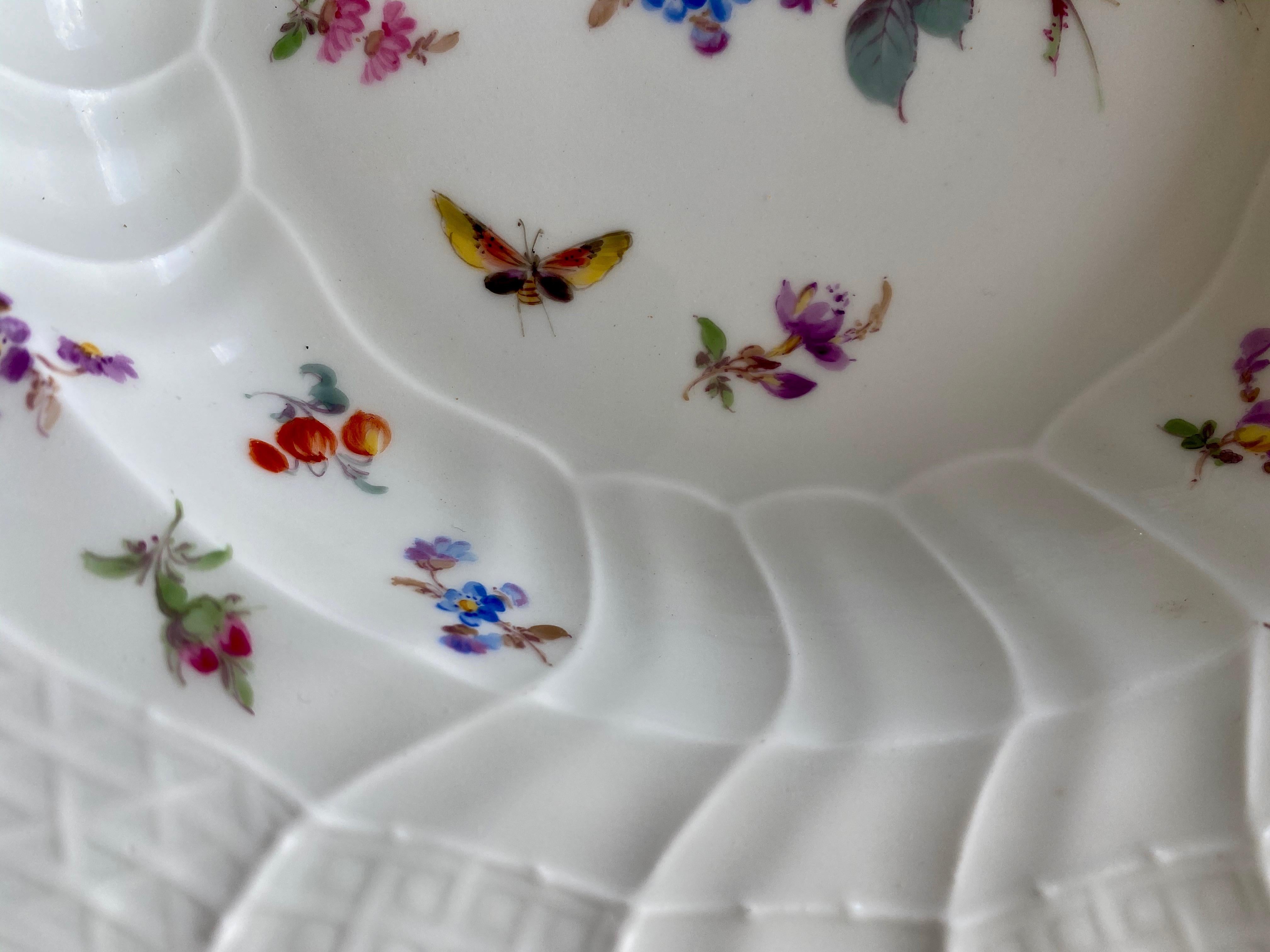 Rococo Meissen Porcelain Pair of 