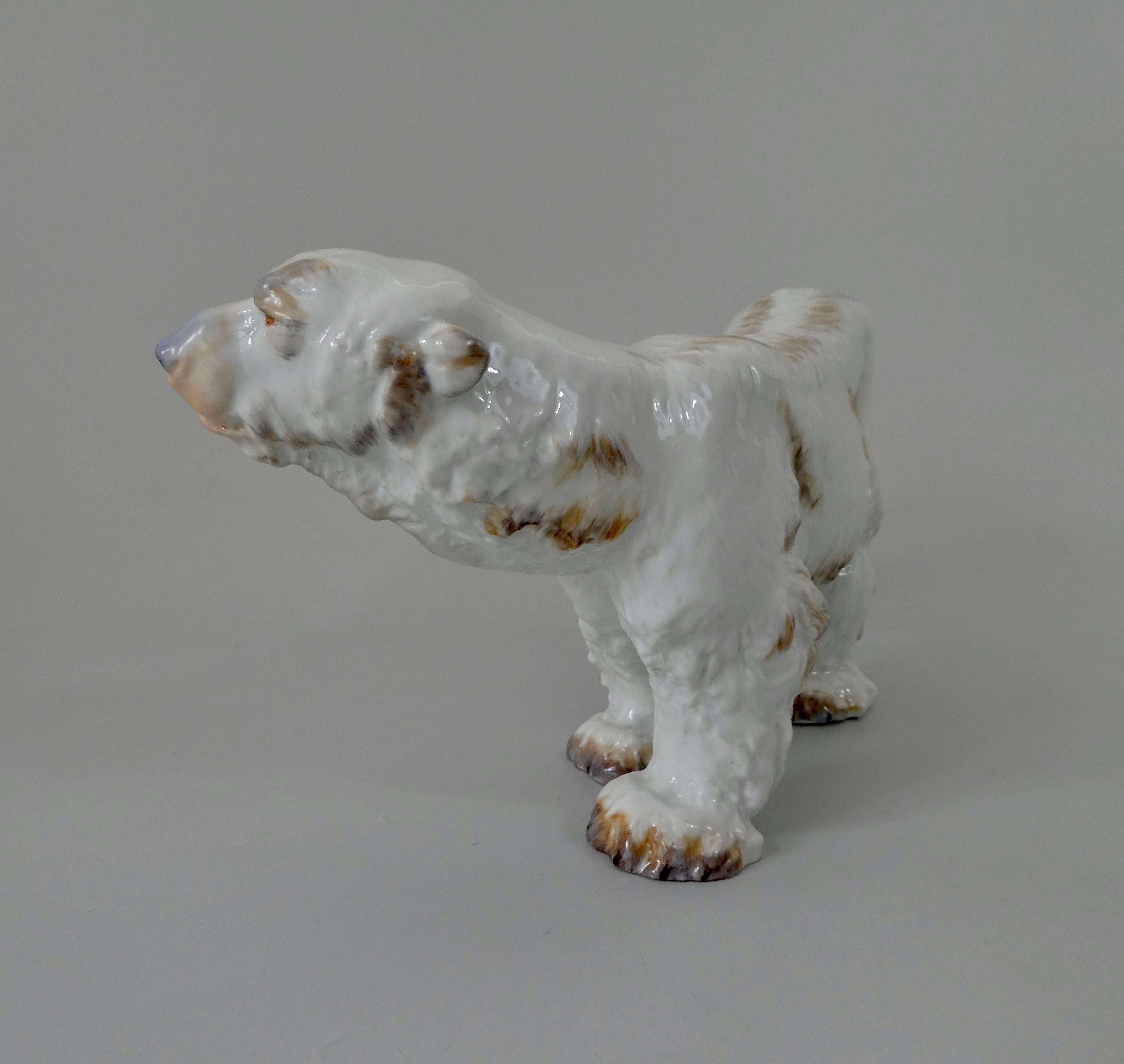 Fired Meissen Porcelain Polar Bear, Otto Jarl, 20th Century