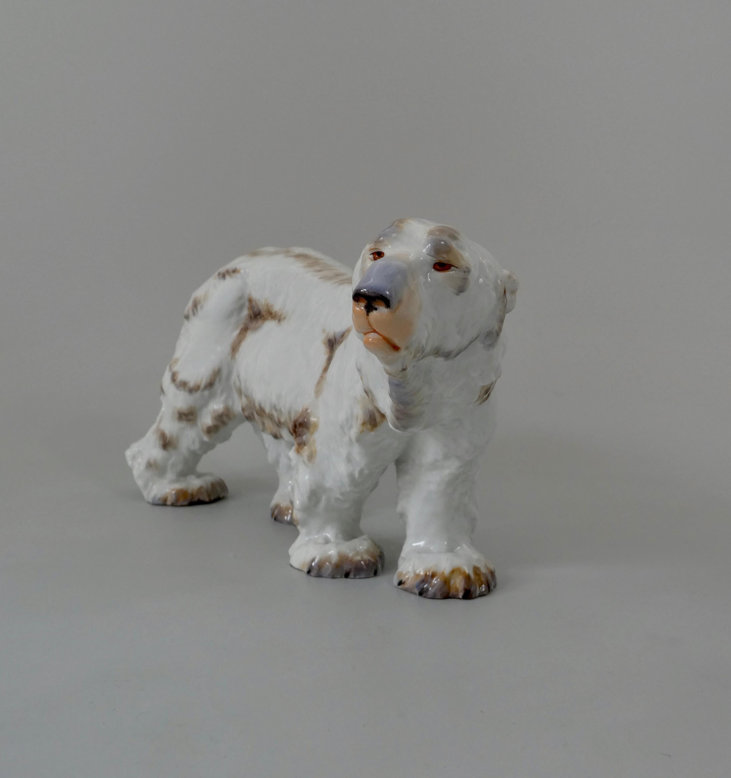 Meissen Porcelain Polar Bear, Otto Jarl, 20th Century In Good Condition In Gargrave, North Yorkshire