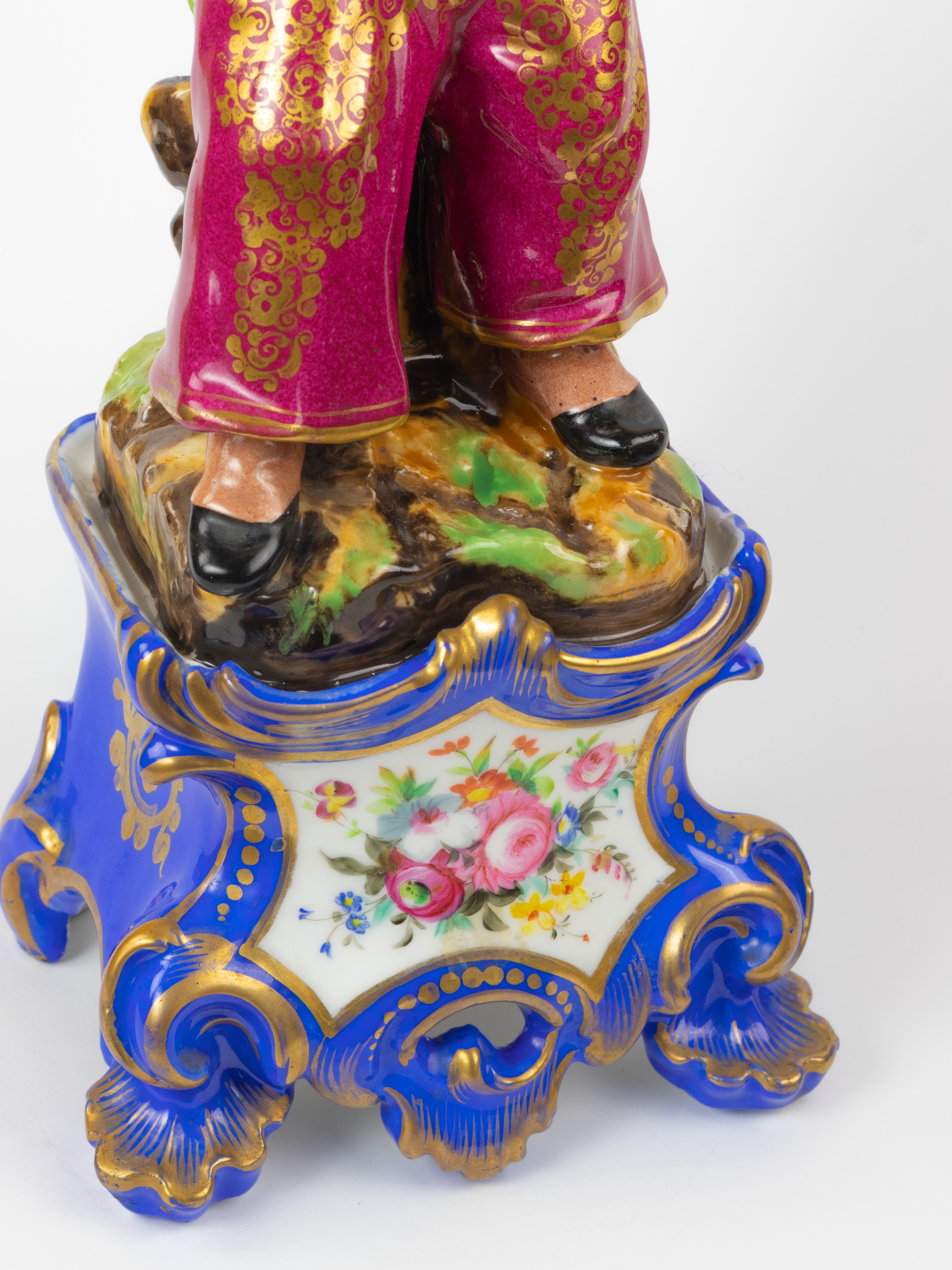 Porcellana Figura maschile in porcellana di Meissen Porcelain, (XX secolo) in vendita